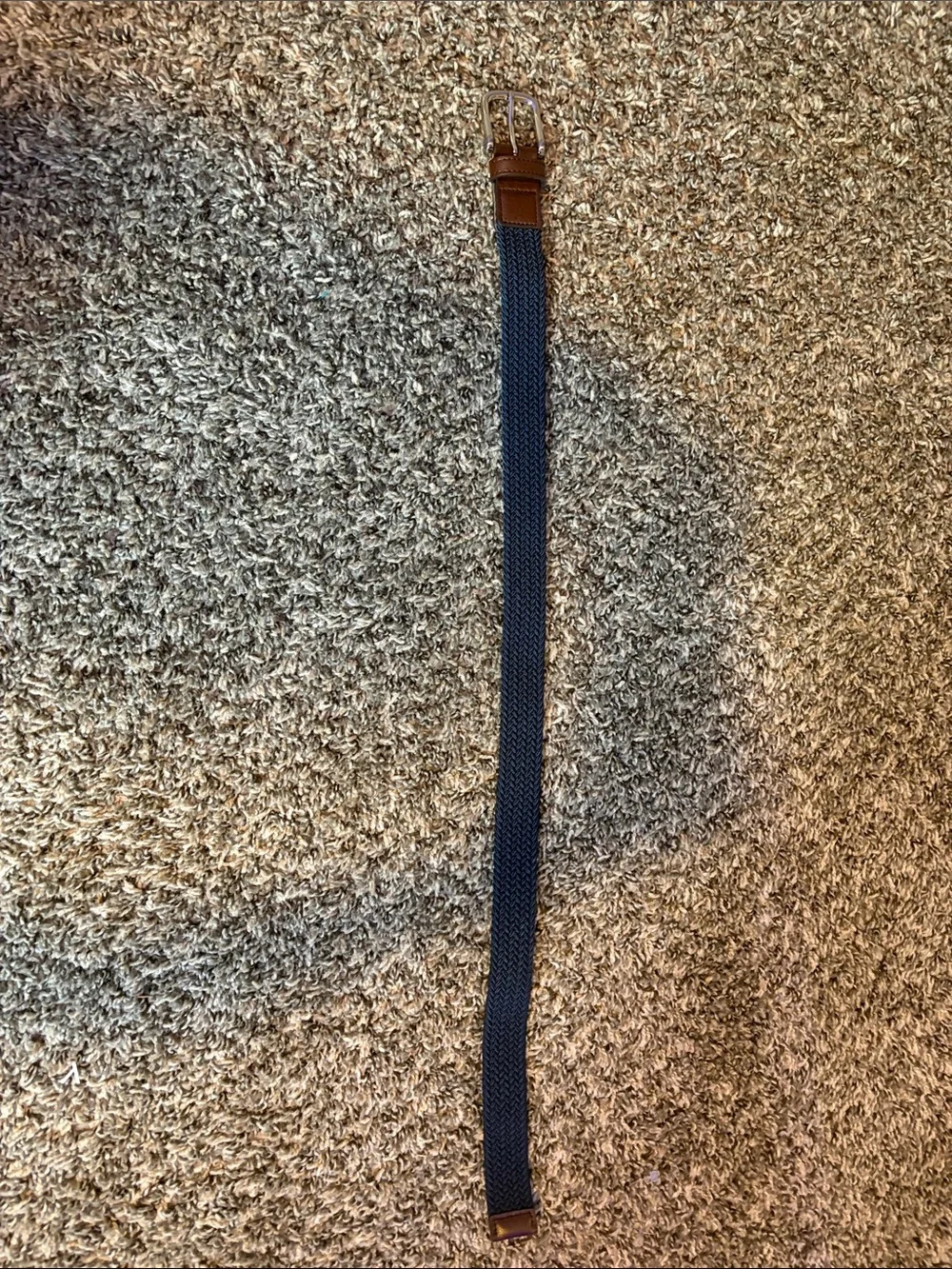 Navy Sport belt stretchy and adjustable